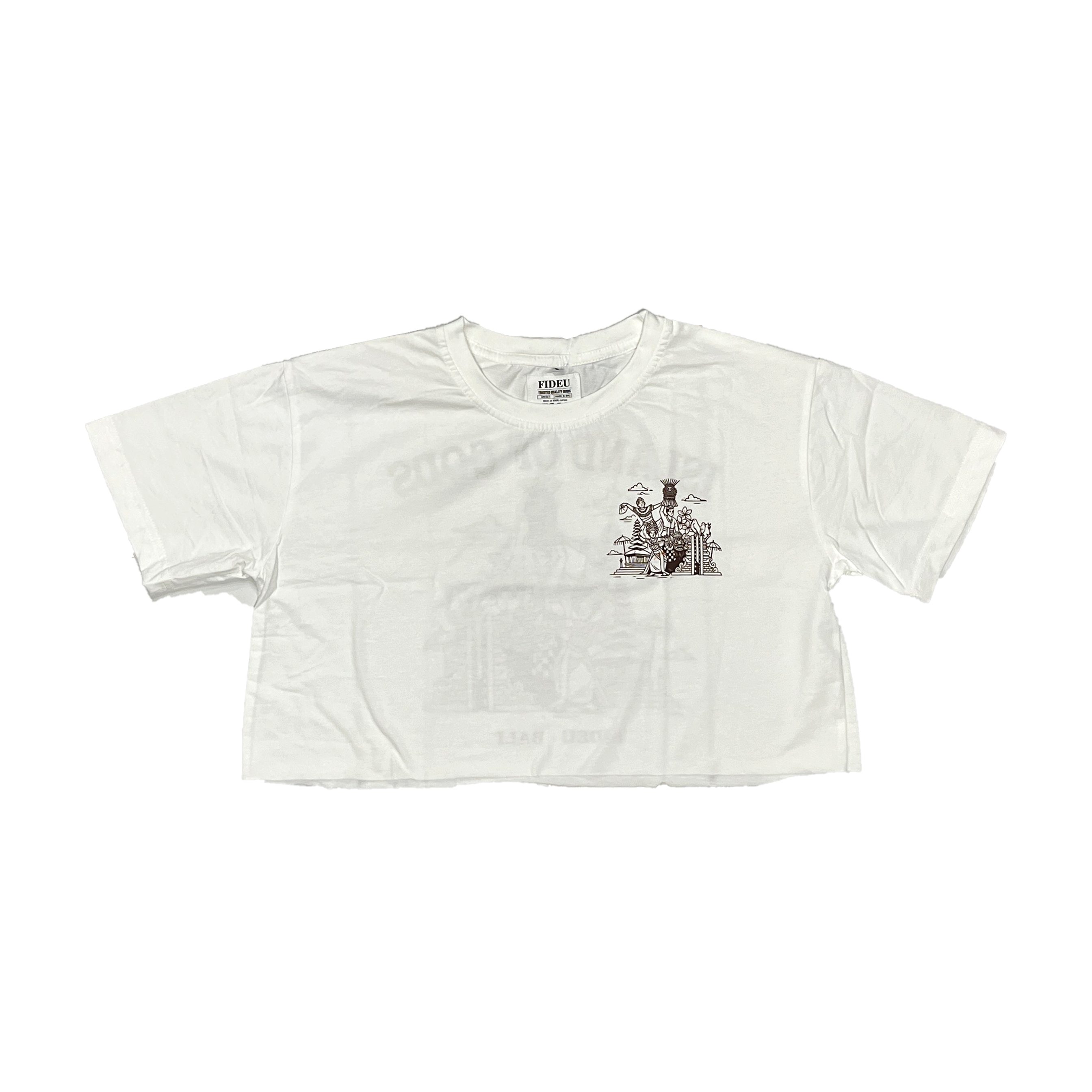 CROP TEE IOG OFF WHITE
