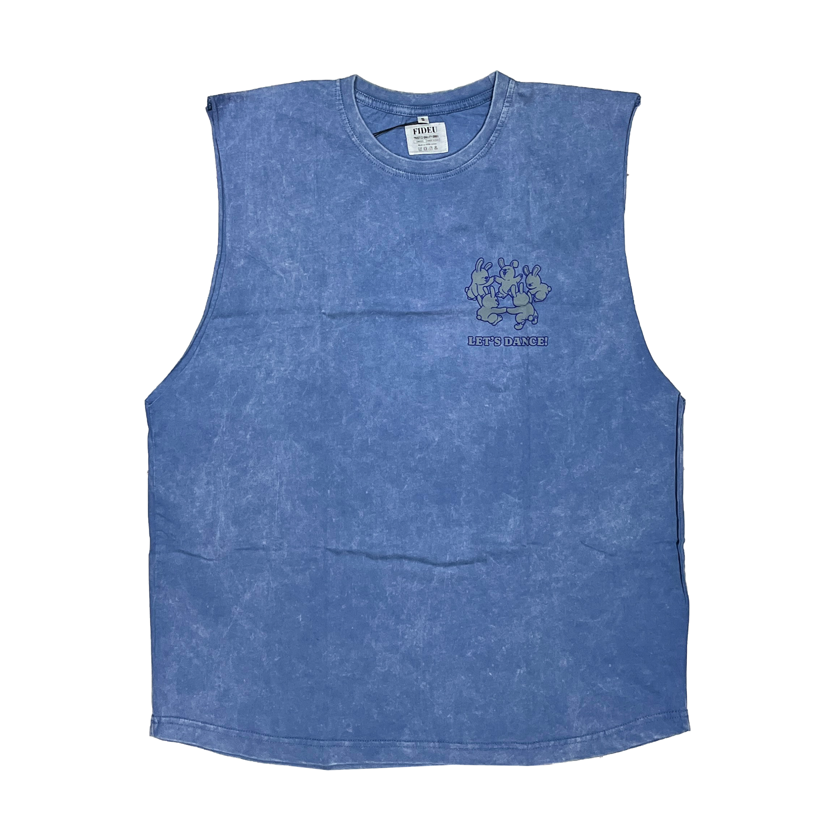 SINGLET LET'S DANCE BLUE WASH
