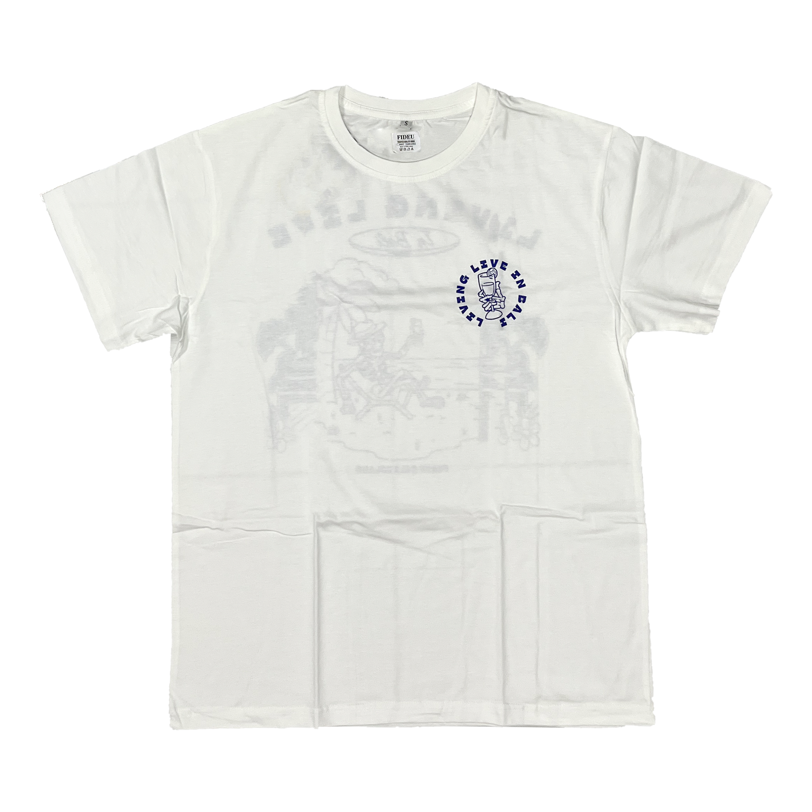 T SHIRT LIVING LIFE OFF WHITE