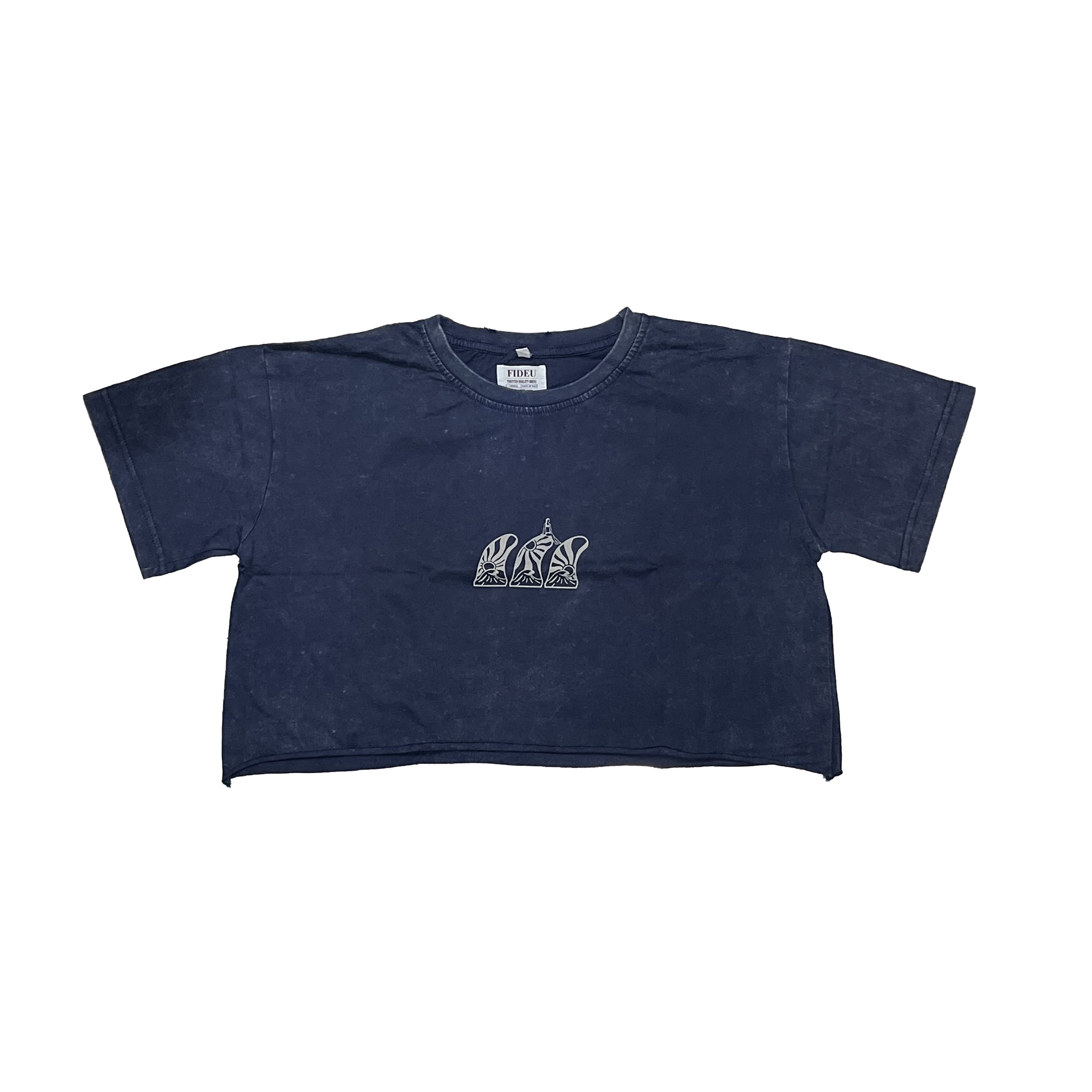 CROP TEE SUNCHASER DEEP BLUE WASH