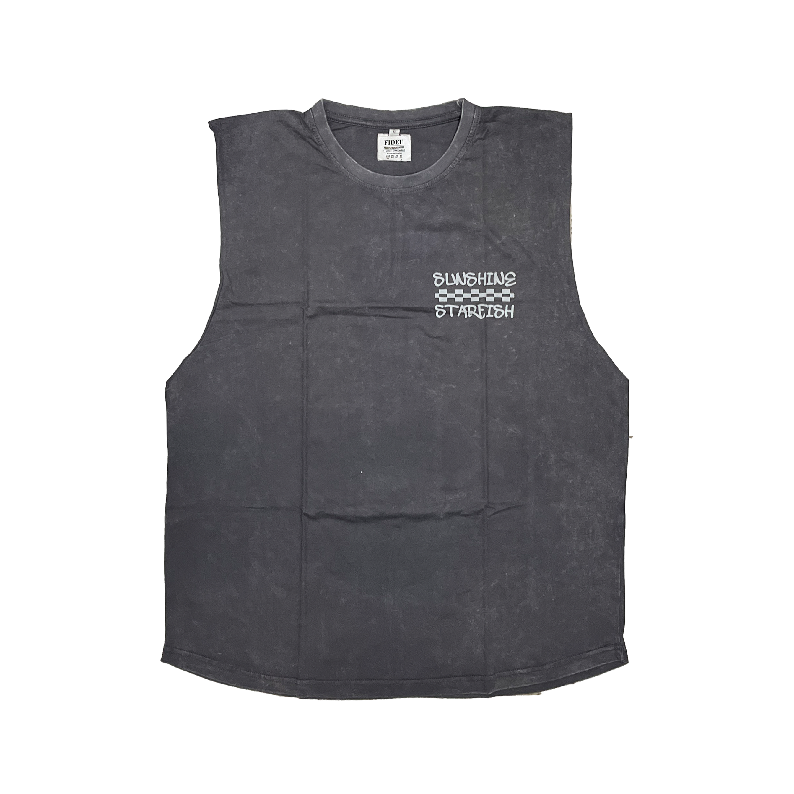 SINGLET SUNSHINE BLACK WASH