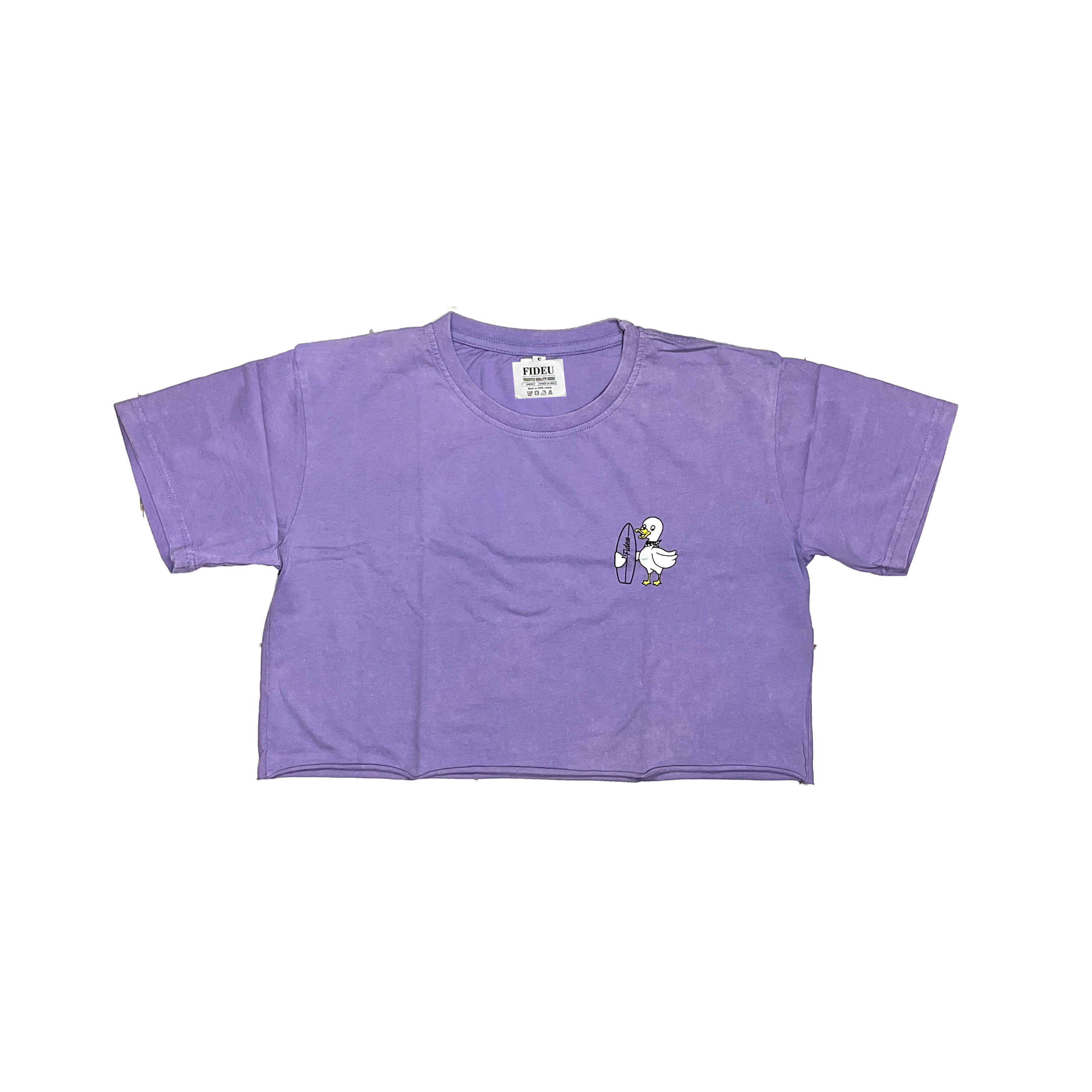 CROP TEE VACATION VIOLET WASH