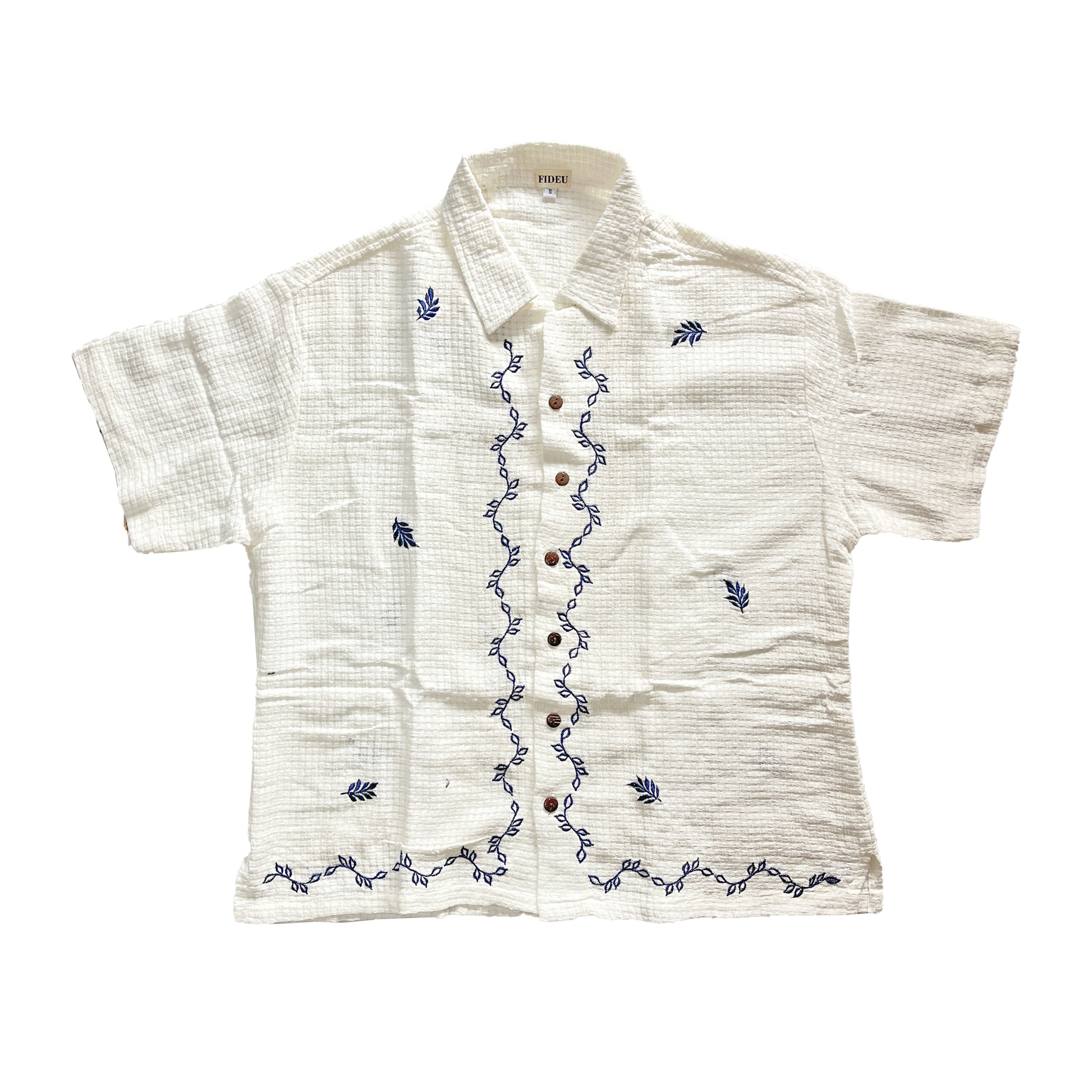 SHIRT LEAF WHITE