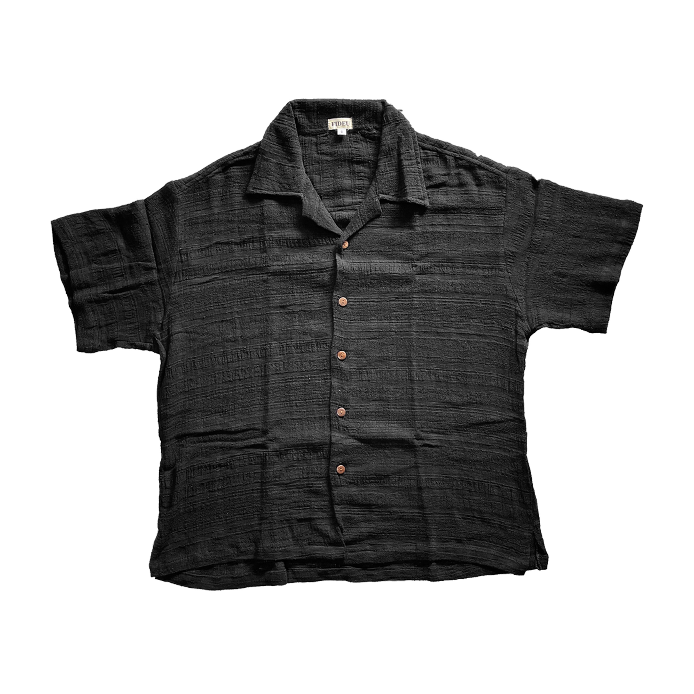 SHIRT LINEN BAMBO BLACK