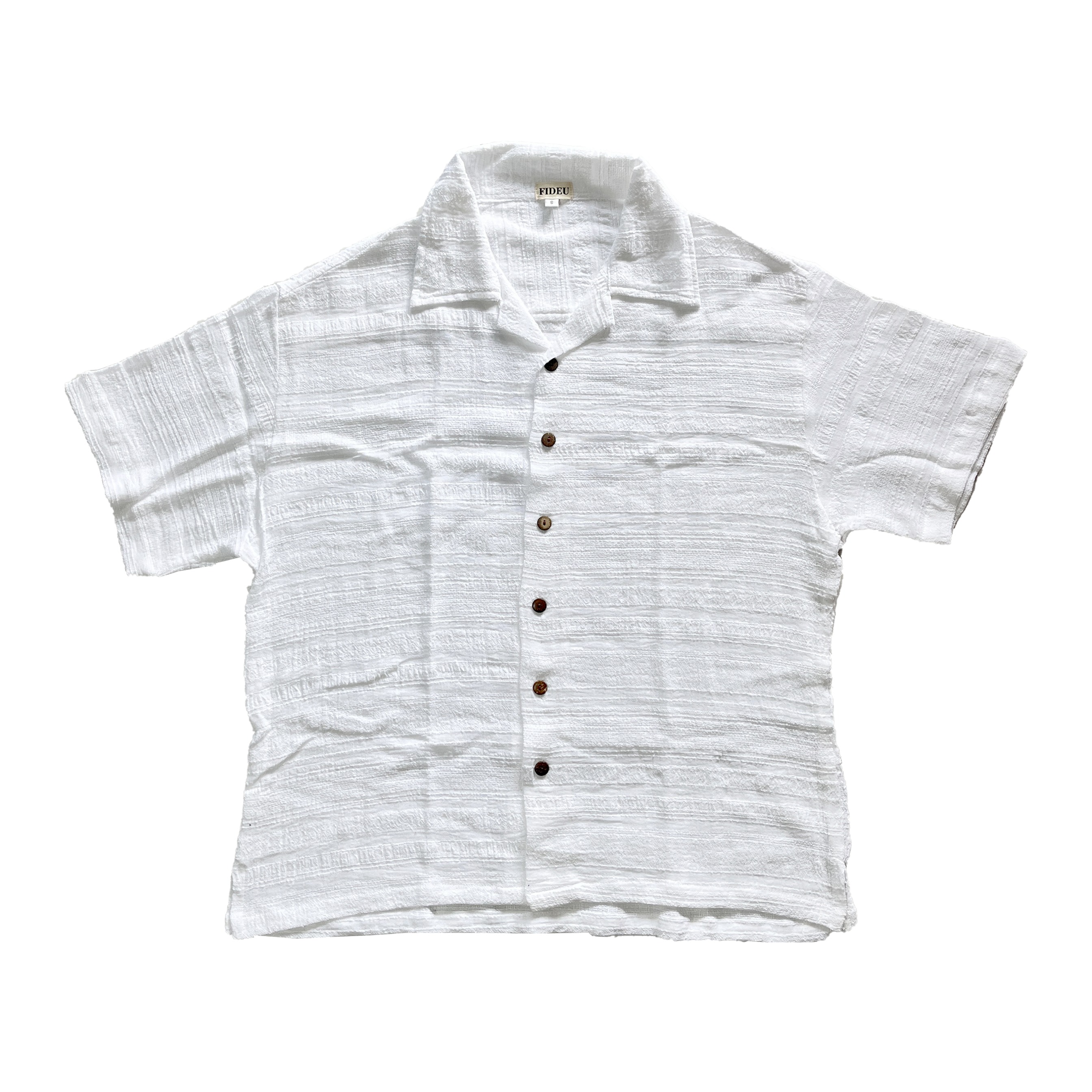 SHIRT LINEN BAMBO WHITE