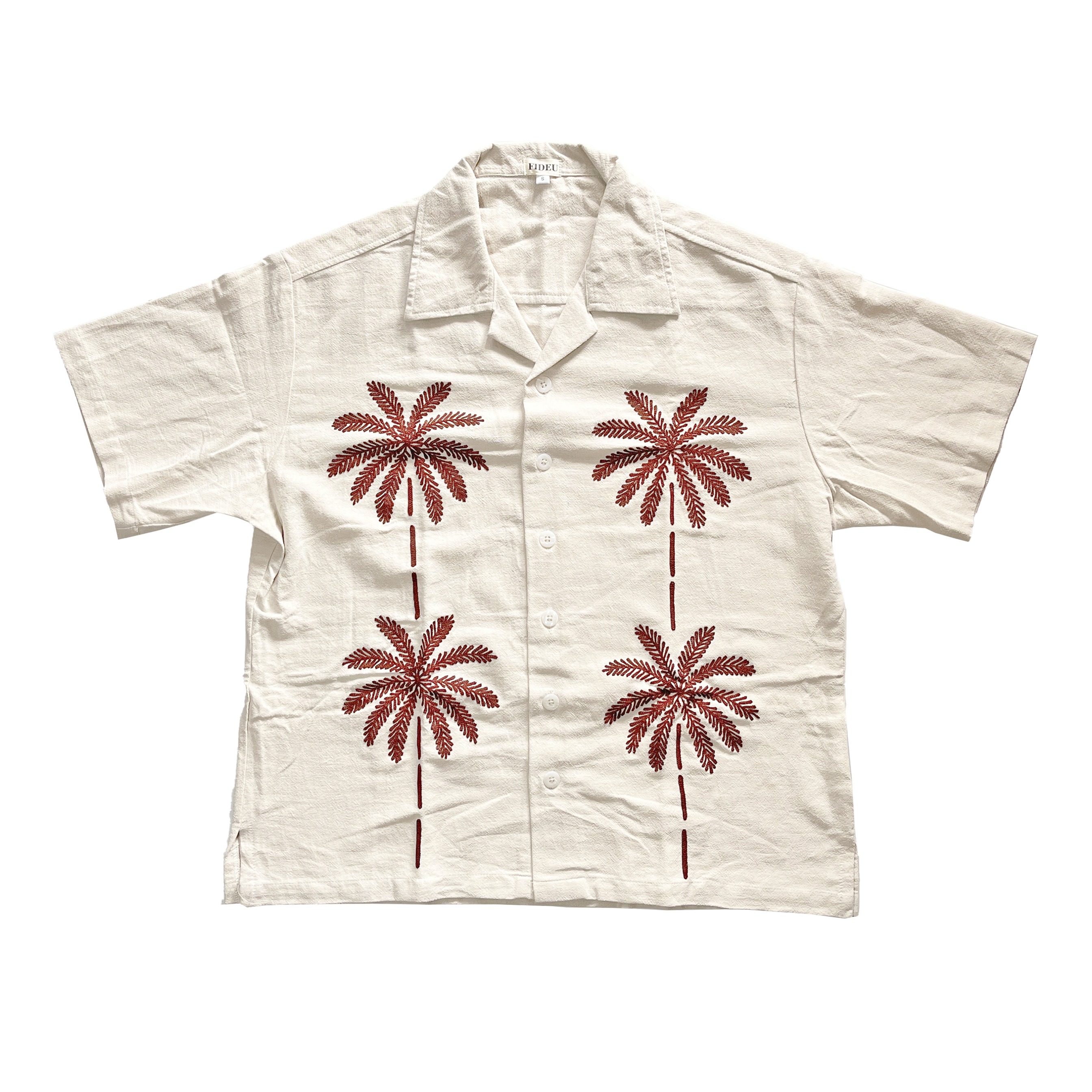 SHIRT PALM BROWN