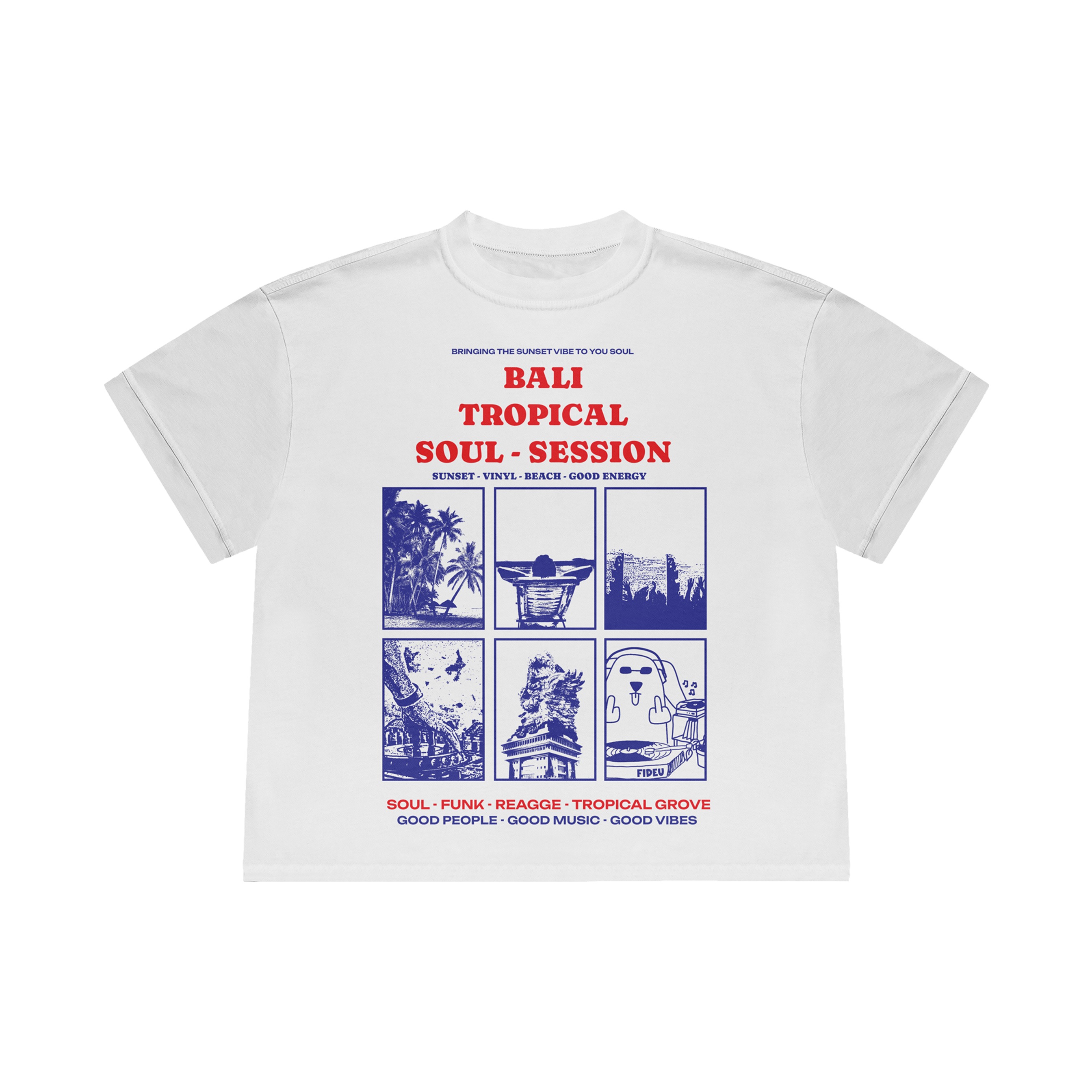 TEE BOXY SOUL SESSION WHITE