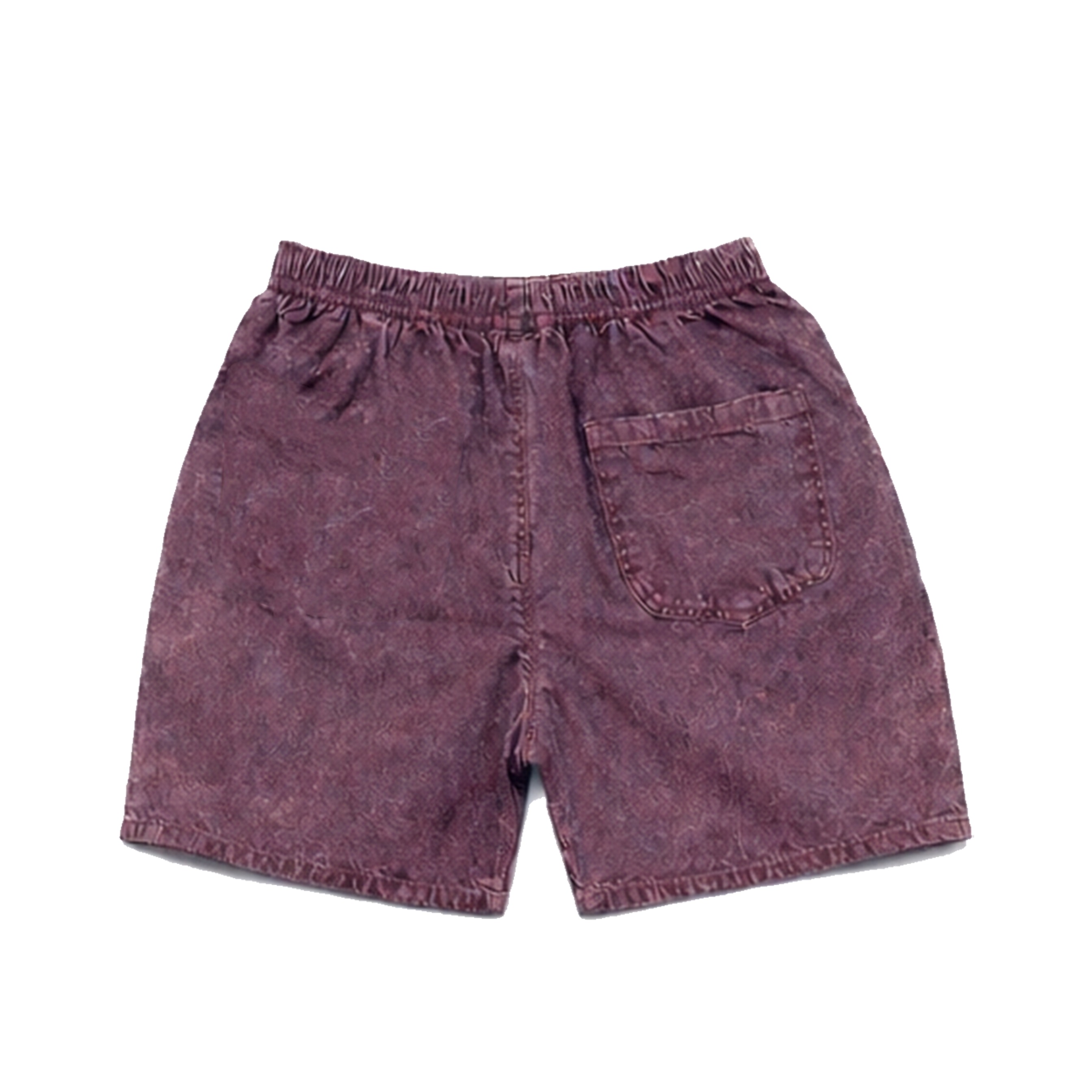 SHORT PANT WINE WASH