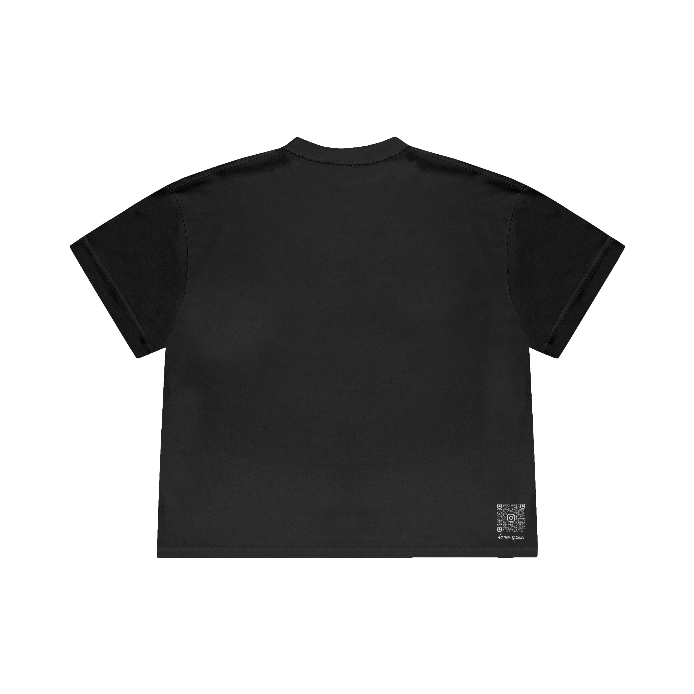 TEE BOXY SAFTD BLACK
