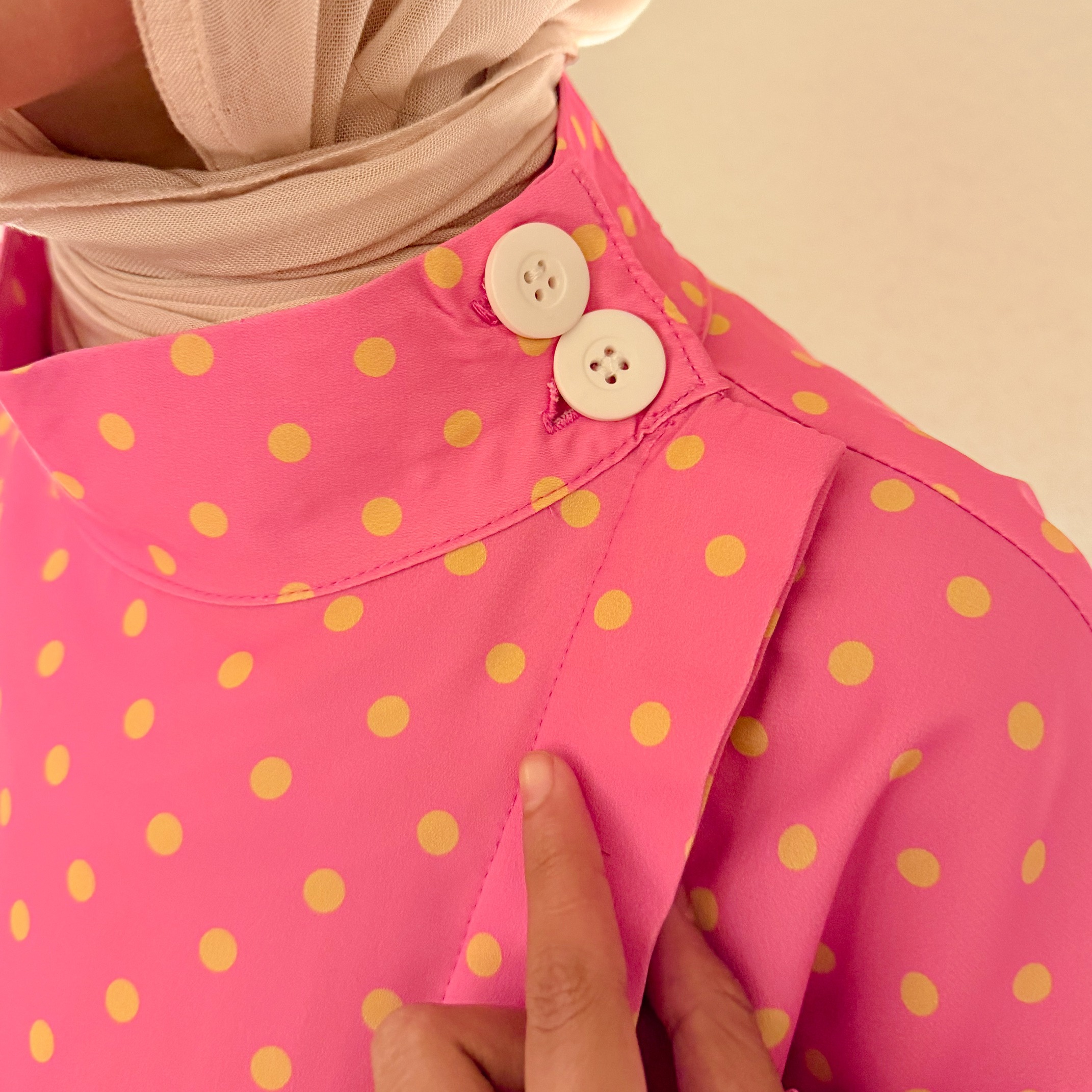 KIMIRAI - Yuna Polka Shirt