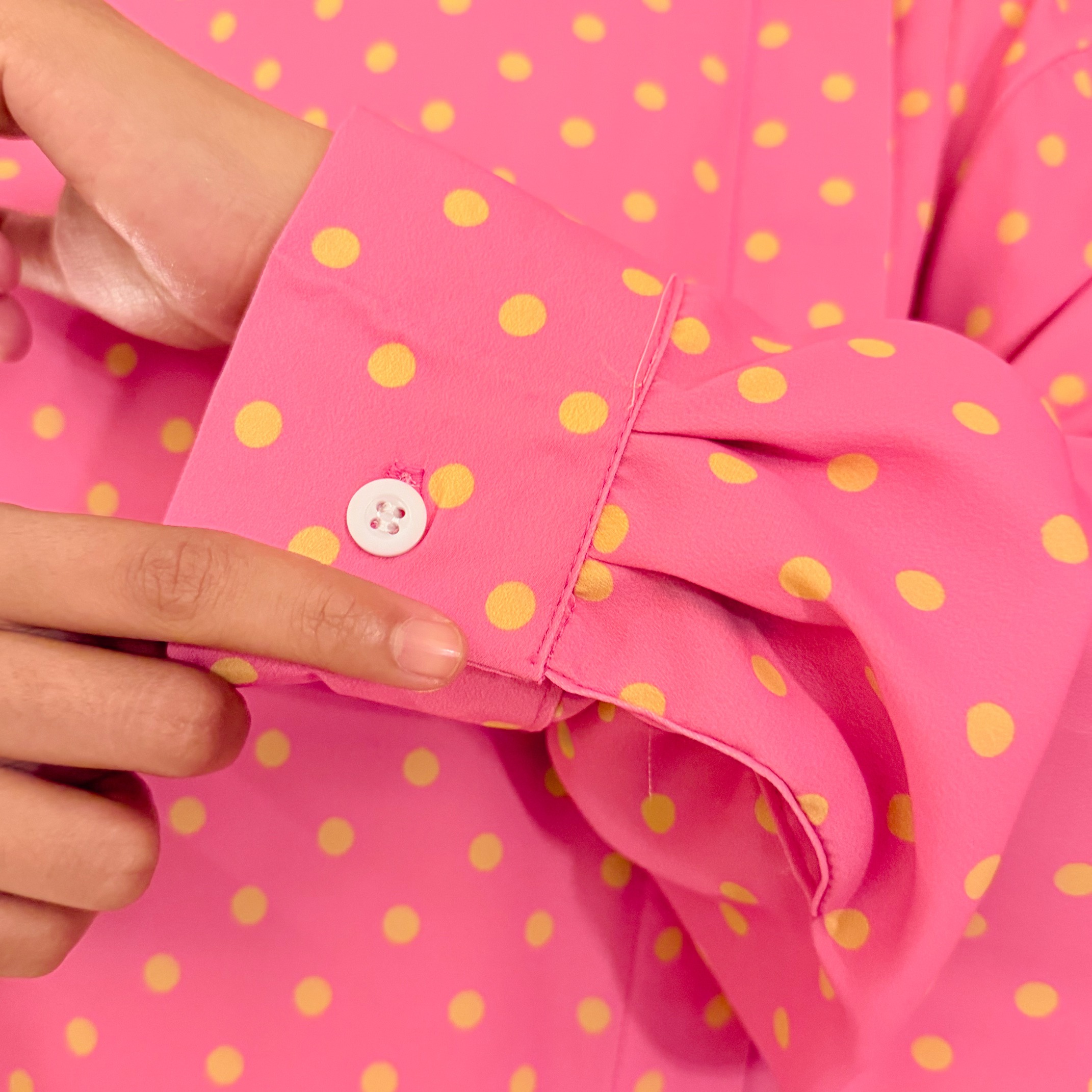KIMIRAI - Yuna Polka Shirt