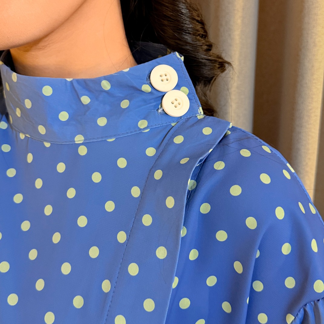KIMIRAI - Yuna Polka Shirt