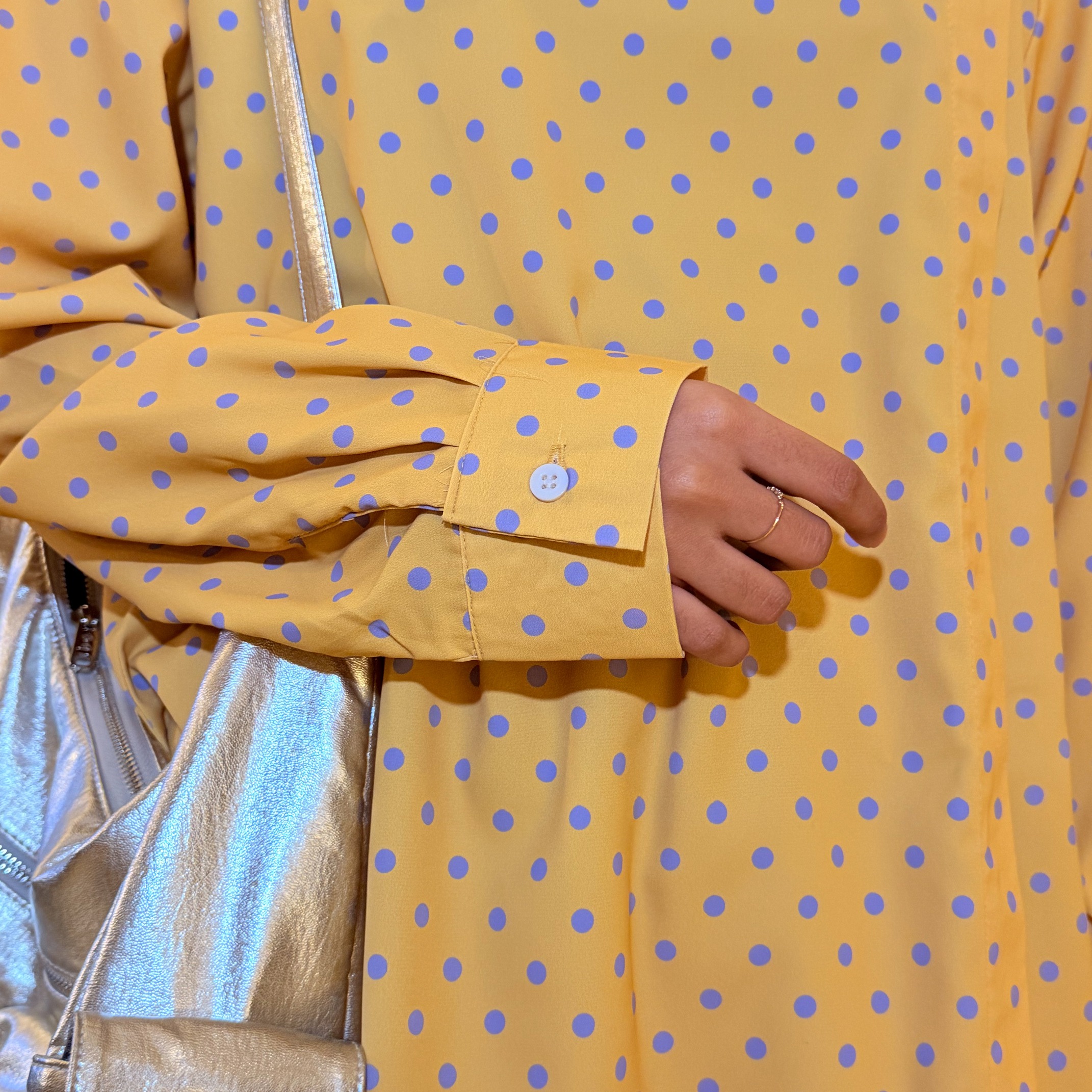 KIMIRAI - Yuna Polka Shirt
