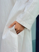 KIMIRAI - Bona Stripe Abaya Wanita Syar'i