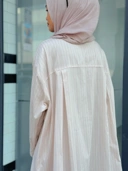 KIMIRAI - Bona Stripe Abaya Wanita Syar'i