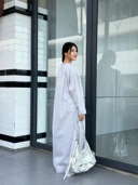 KIMIRAI - Bona Stripe Abaya Wanita Syar'i