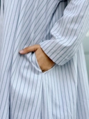 KIMIRAI - Bona Stripe Abaya Wanita Syar'i