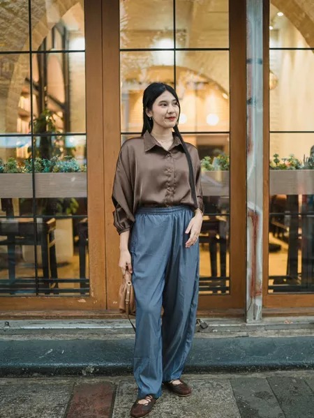 KIMIRAI - Bibi Barrel Pants