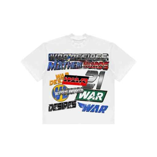 Image of WAR - LOGOS WHITE SHIRT