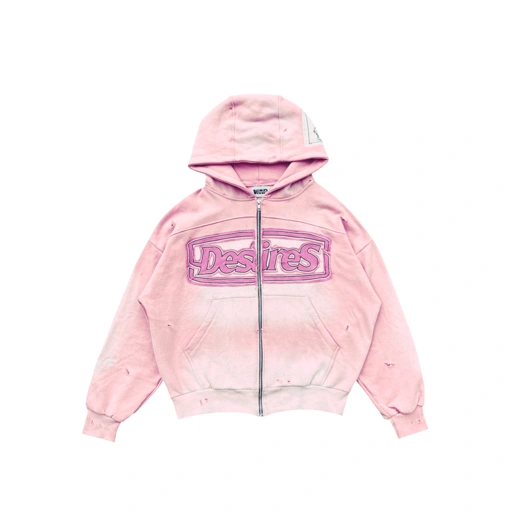 WASHED HOODIE PINK