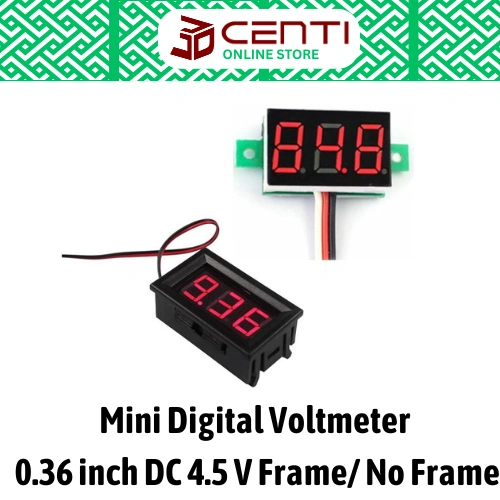 Image of Mini Digital Voltmeter 0.36 inch DC 4.5