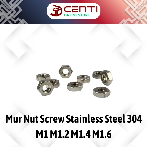 Image of Mur Nut Screw SS304 M1 M1.2 M1.4 M1.6