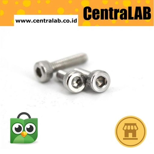 Image of Baut Hex Hexagonal L Screw Socket Head Cap M3 x 10mm 3mm 10 mm