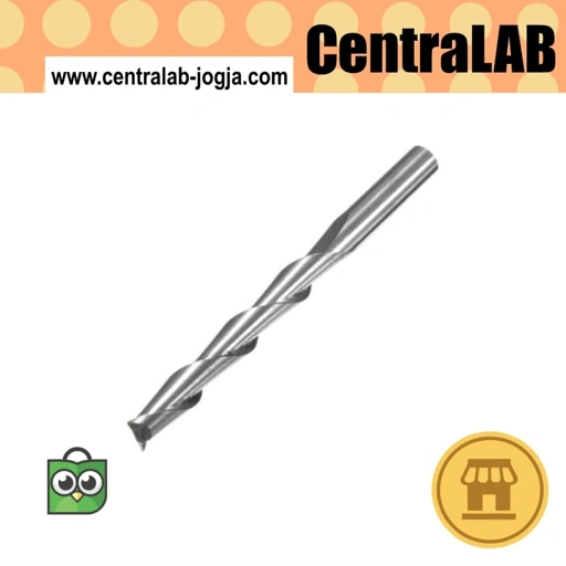 Image of CNC Router Bits 2 Flutes Spiral End Mills 3.175mm shank CED 3.175x22mm