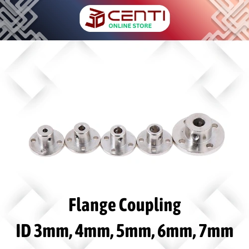 Image of Coupling Flange Kopling Sambungan Shaft as kopel 3mm 4mm 5mm 6mm 7mm