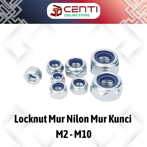 Image of Mur Nilon Locknut Lock nut Mur karet M2 M2.5 M3 M4 M5 M6 M8 M10 