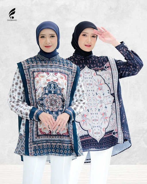 Image of ONEBRANDHIJAB - Baju atasan vest wanita CLARA SALLY Vest ayesha soft babydoll berbagai motif dan ukuran M-XXXL