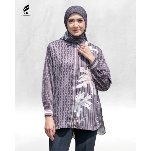 Image of ONEBRAND Hijab Janna Shirt Wanita M-XL