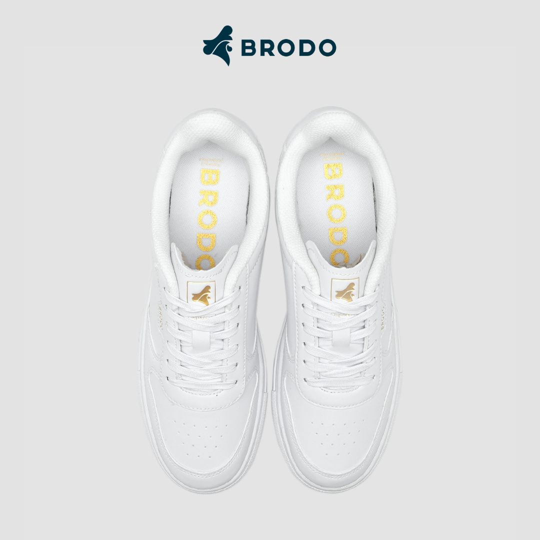 BRODO - Sneakers Calcio All White