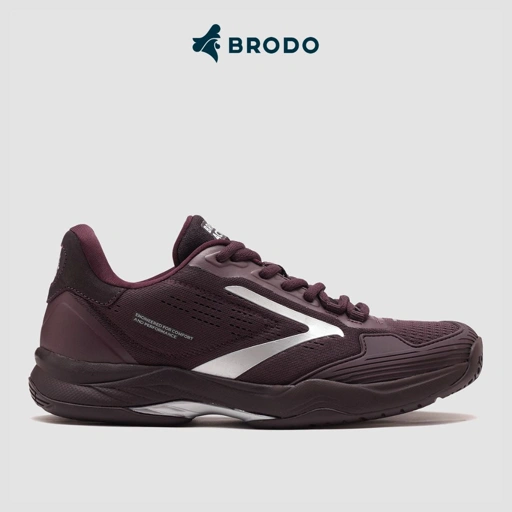 Active Stance Tennis Padel Burgundy Silver