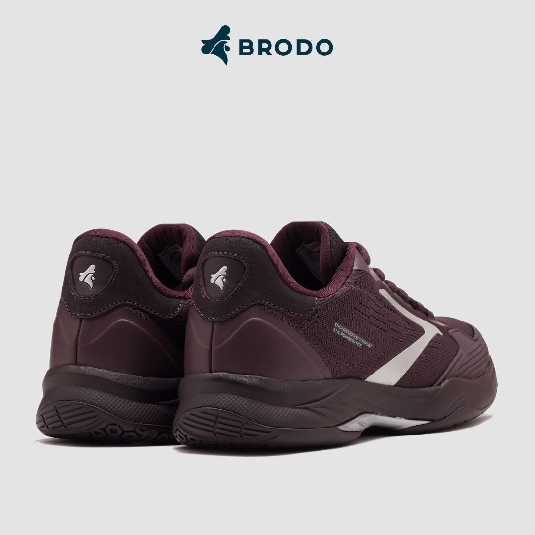 Active Stance Tennis Padel Burgundy Silver