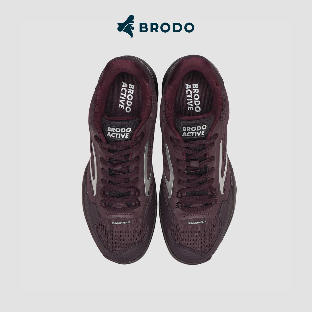 Active Stance Tennis Padel Burgundy Silver