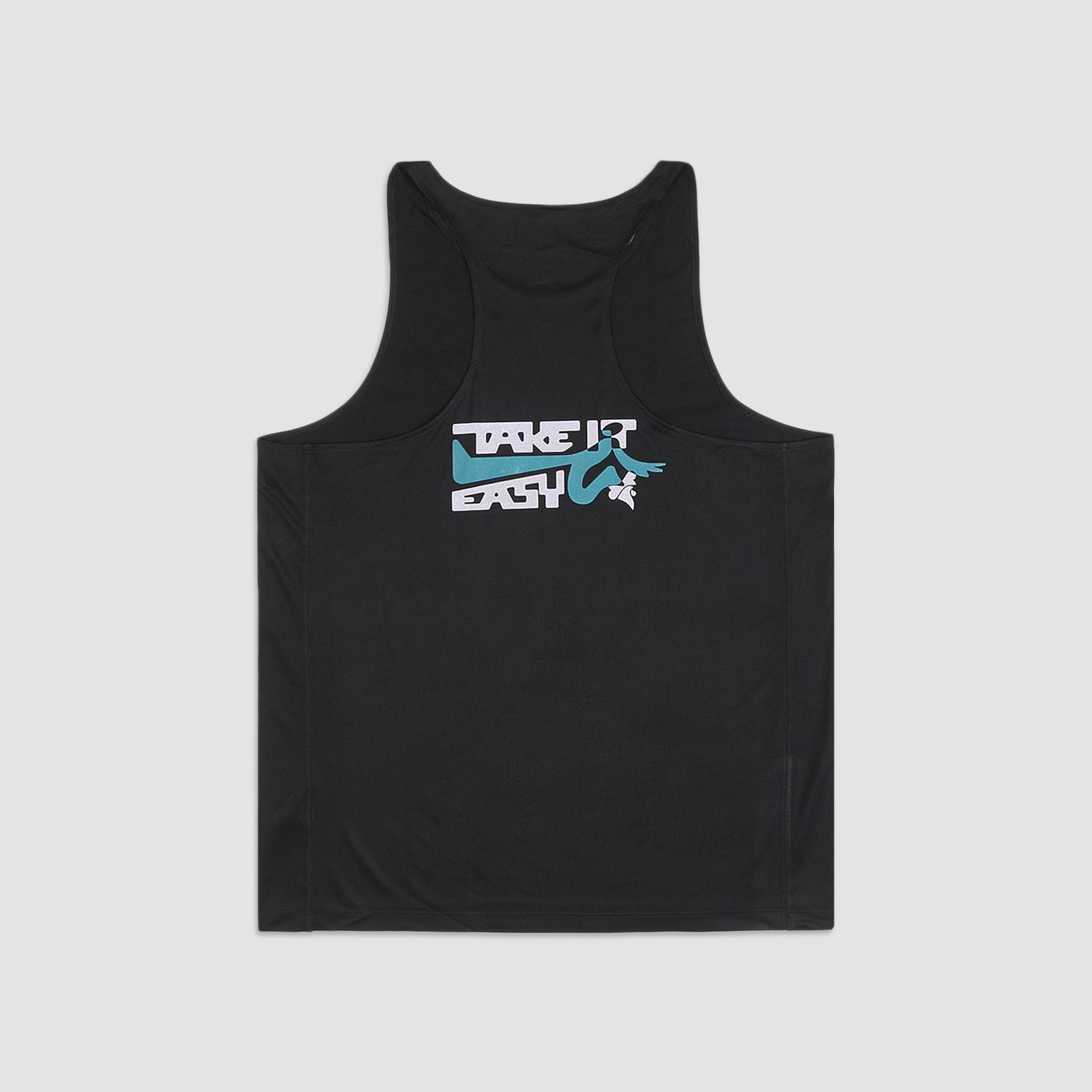 BRODO - Take It Easy Active Tanktop Running Black