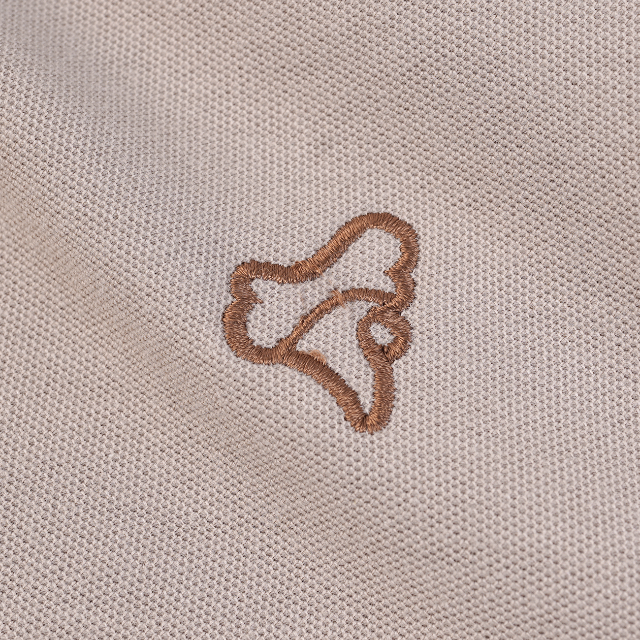Line Court Polo Short Beige