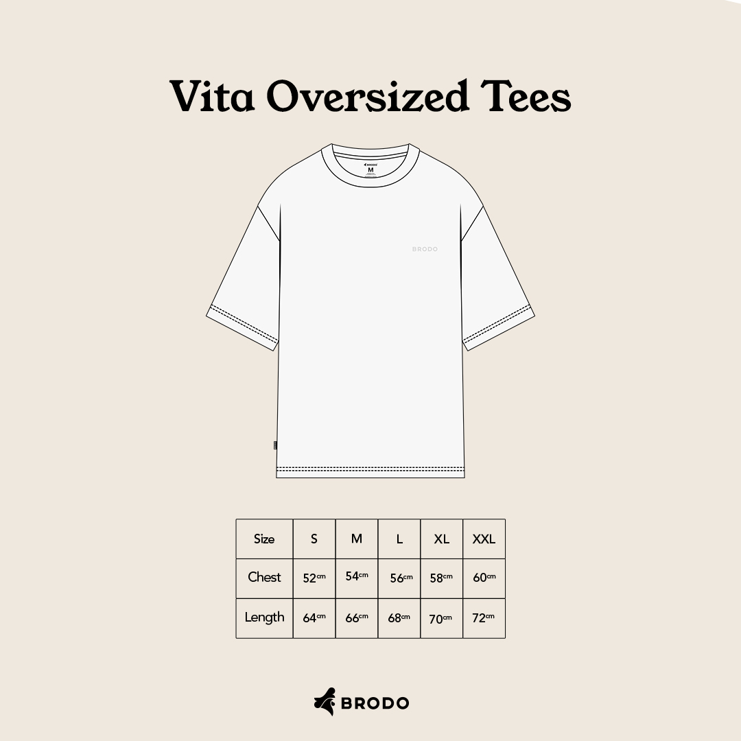 Vita Oversized Tees Khaki
