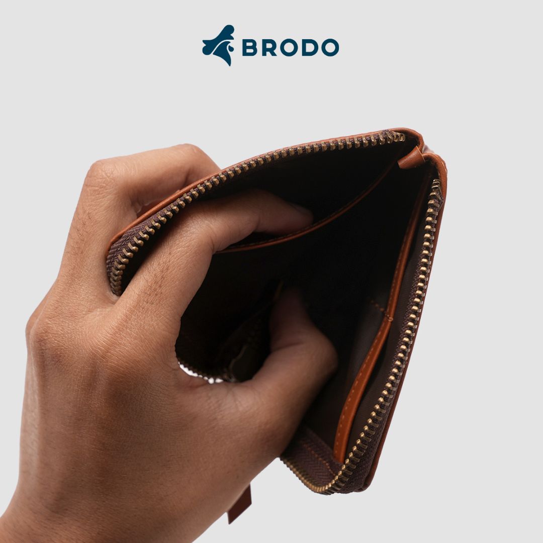 Patto Zipper Wallet Heritage Brown