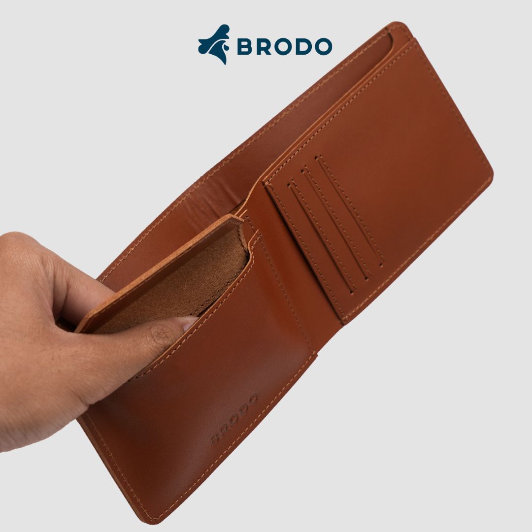Farza Leather Wallet Heritage Brown
