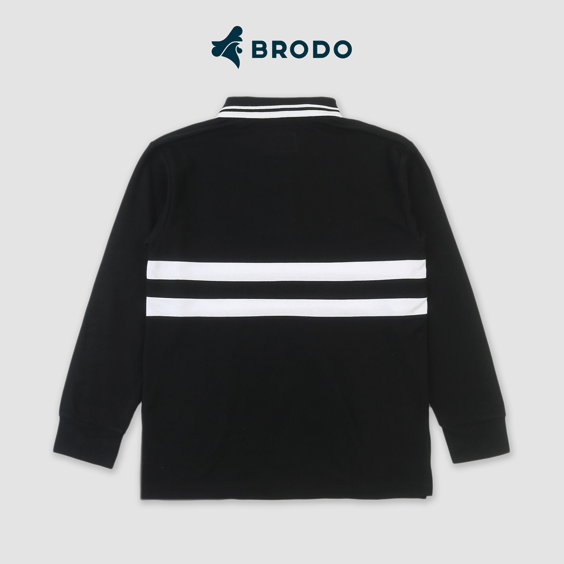 BRODO - Line Court Polo Long Black