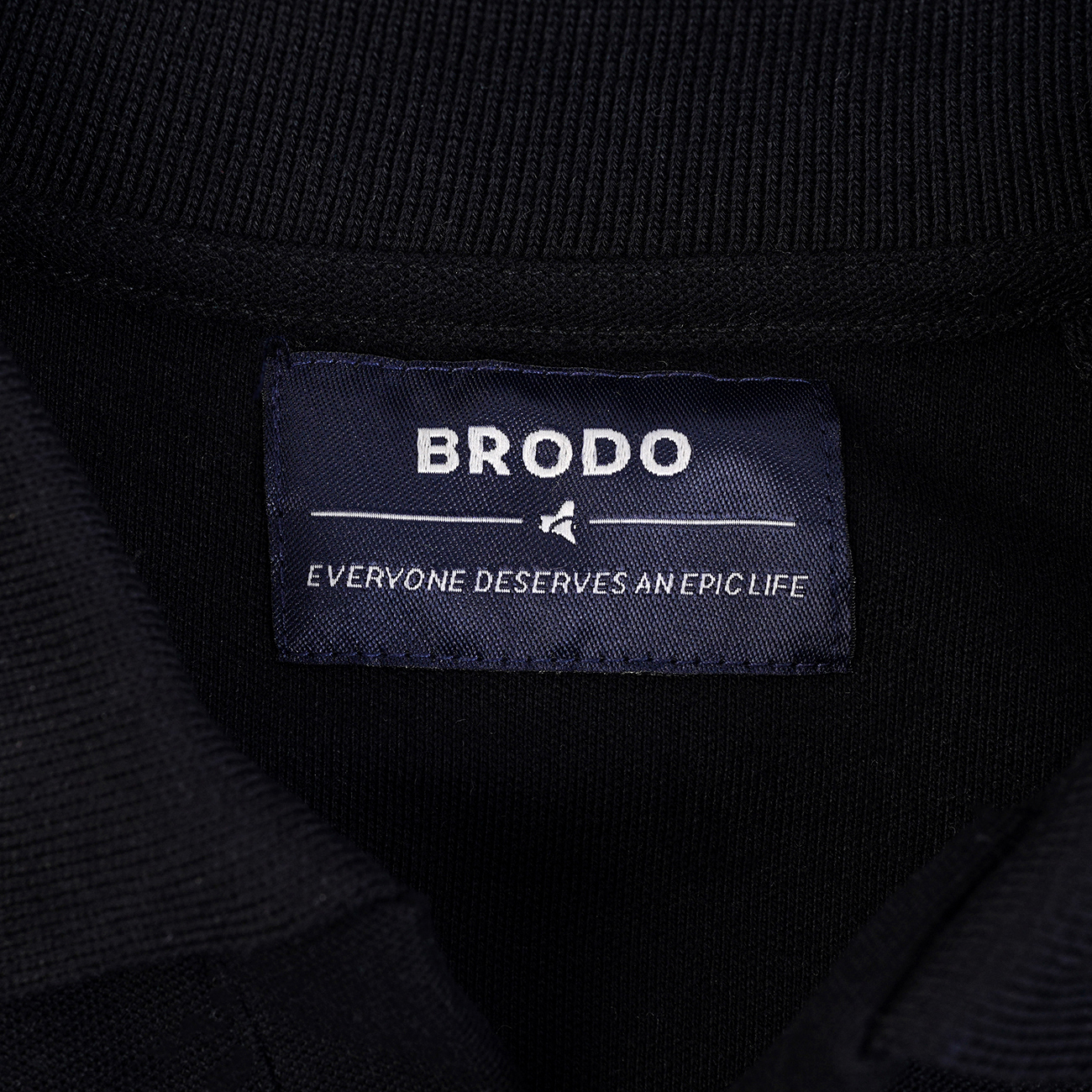 BRODO - Line Court Polo Long Black