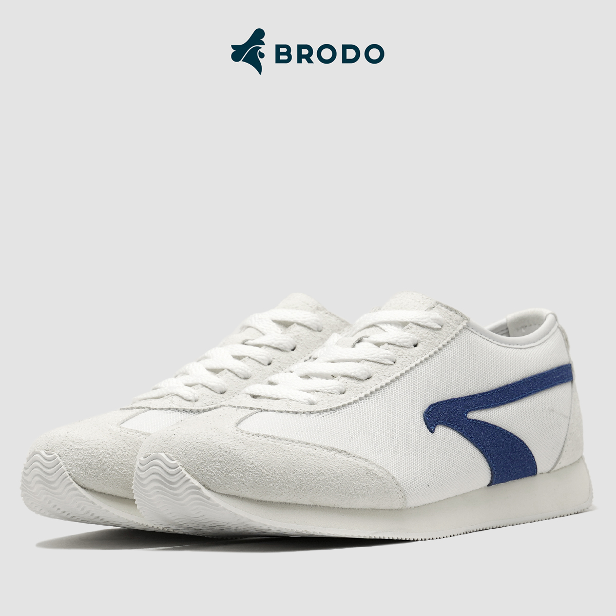 BRODO - Sneakers Tondano Beak White Blue OWS