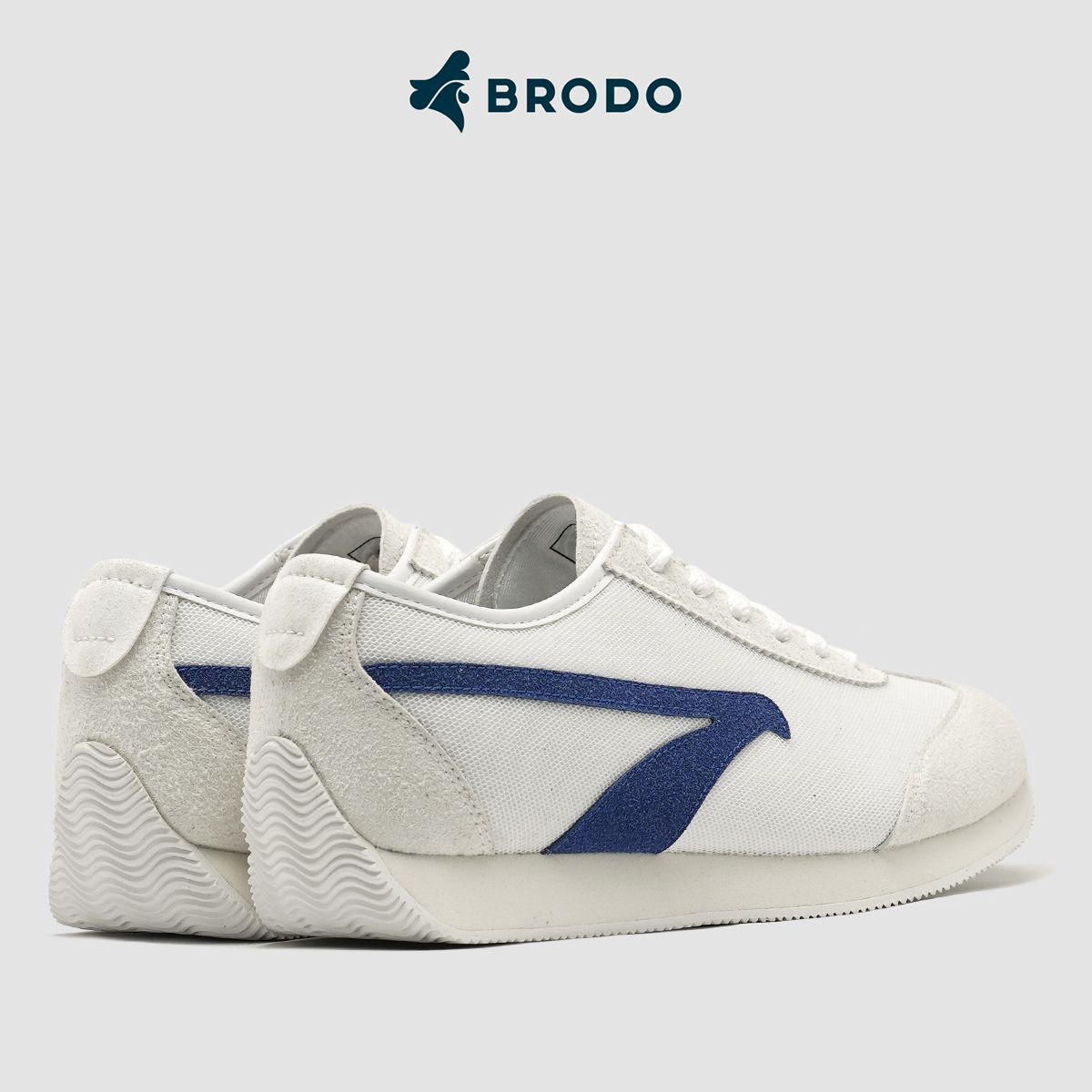 BRODO - Sneakers Tondano Beak White Blue OWS