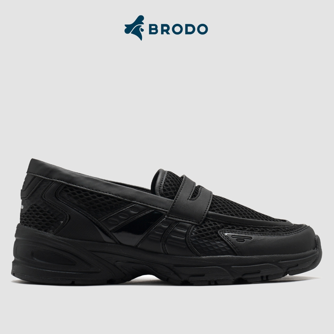 BRODO - Sneakers Ace Neptune Loafers Full Black