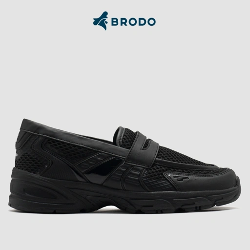 BRODO - Sneakers Ace Neptune Loafers Full Black