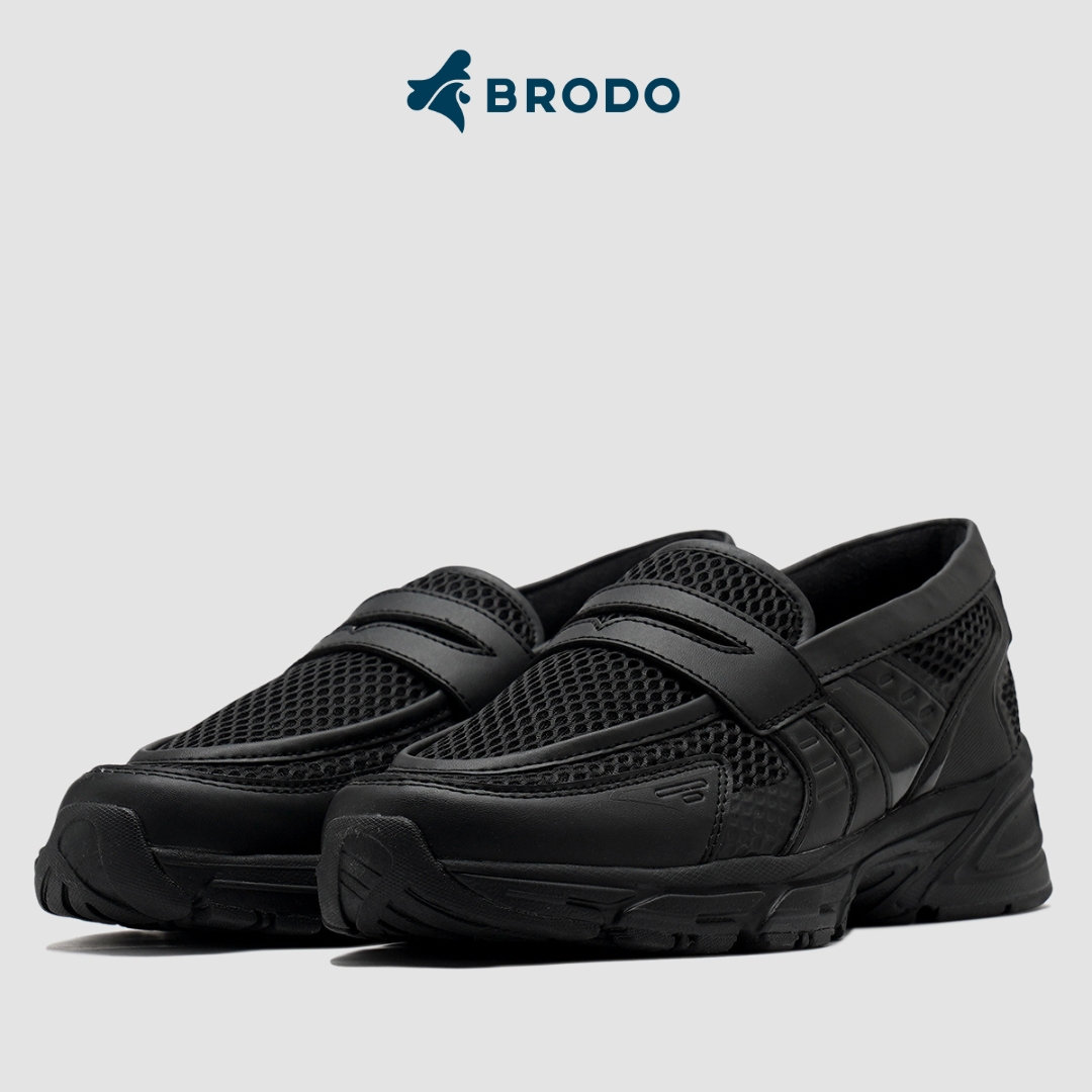BRODO - Sneakers Ace Neptune Loafers Full Black