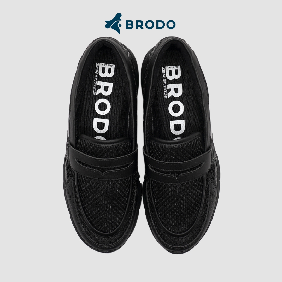 BRODO - Sneakers Ace Neptune Loafers Full Black