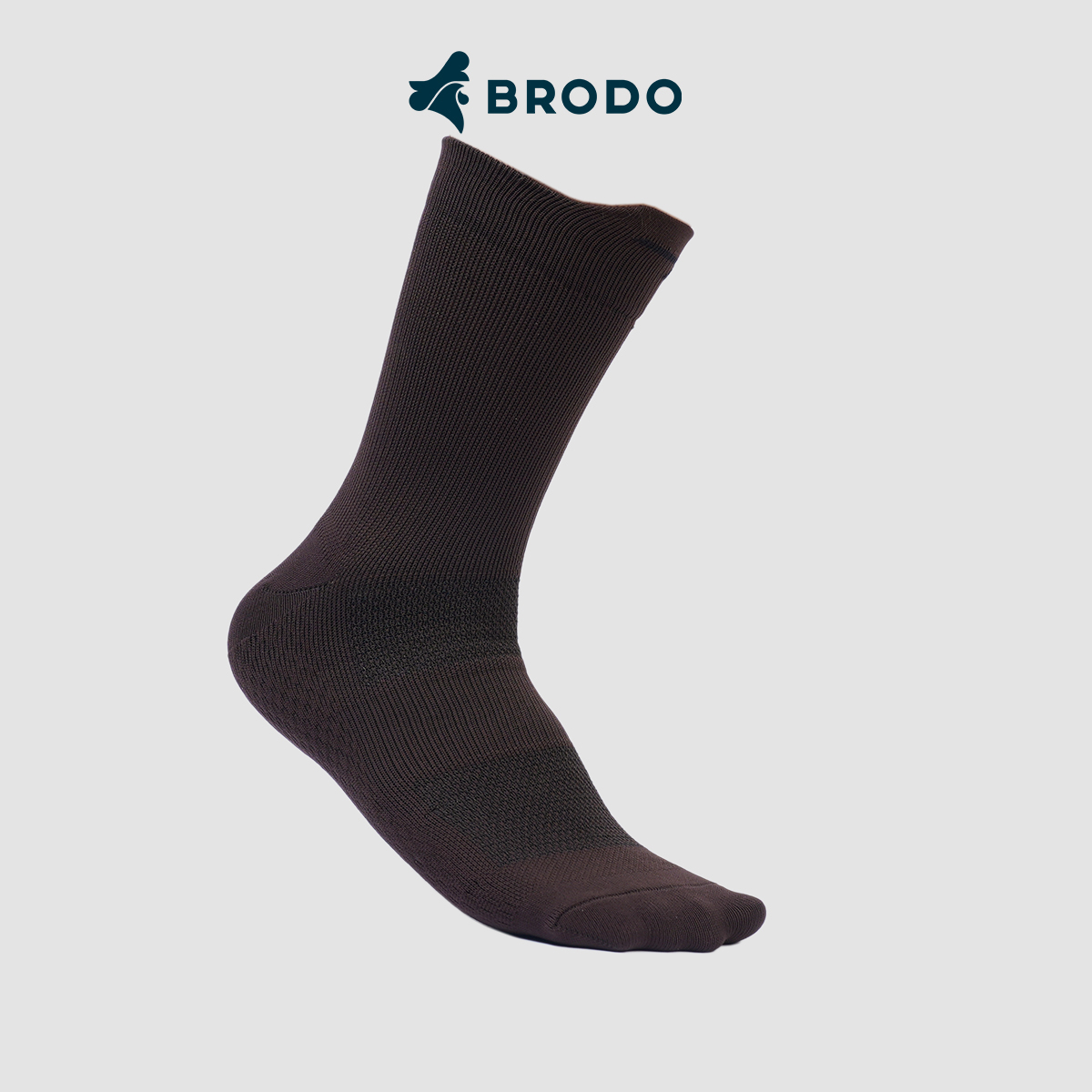 E-Dry Running Socks Brown